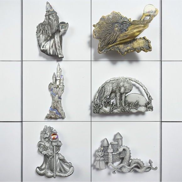 Vintage Six Piece JJ Jonette & AJC Mythical Brooch Lot/Collection - Picture 16 of 16